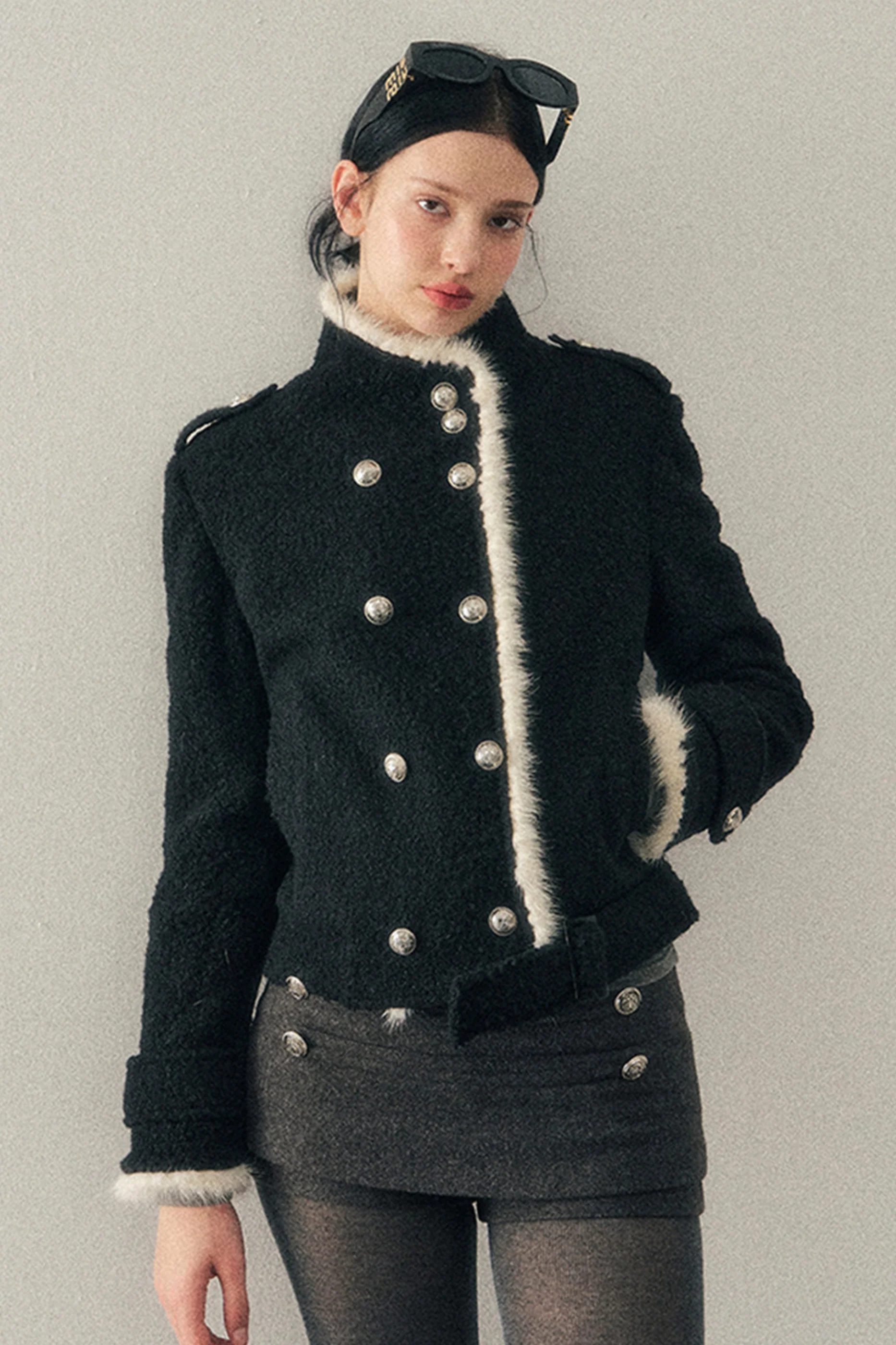 Chic Edgy Double Coat - Image 19