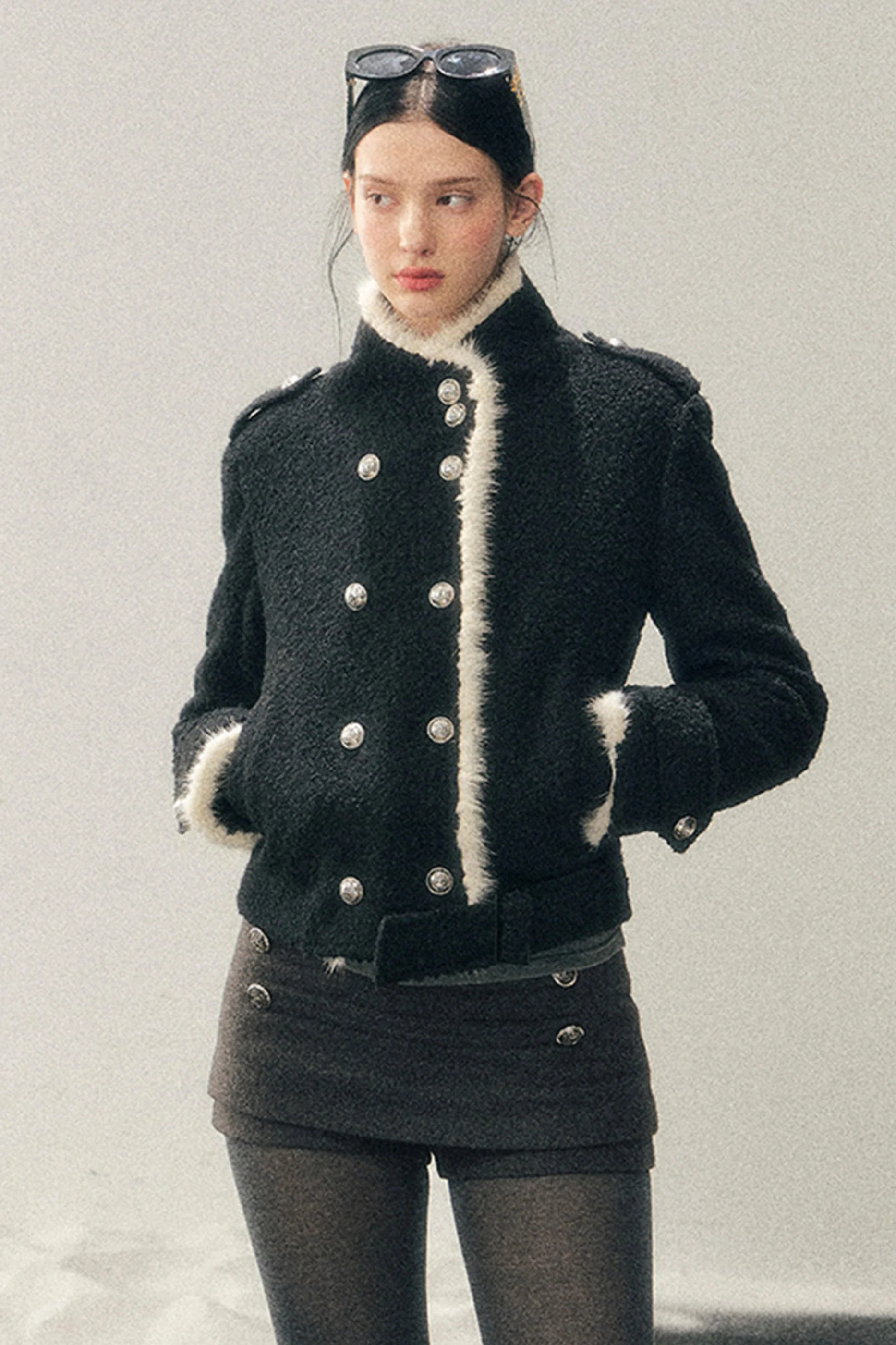 Chic Edgy Double Coat - Image 5