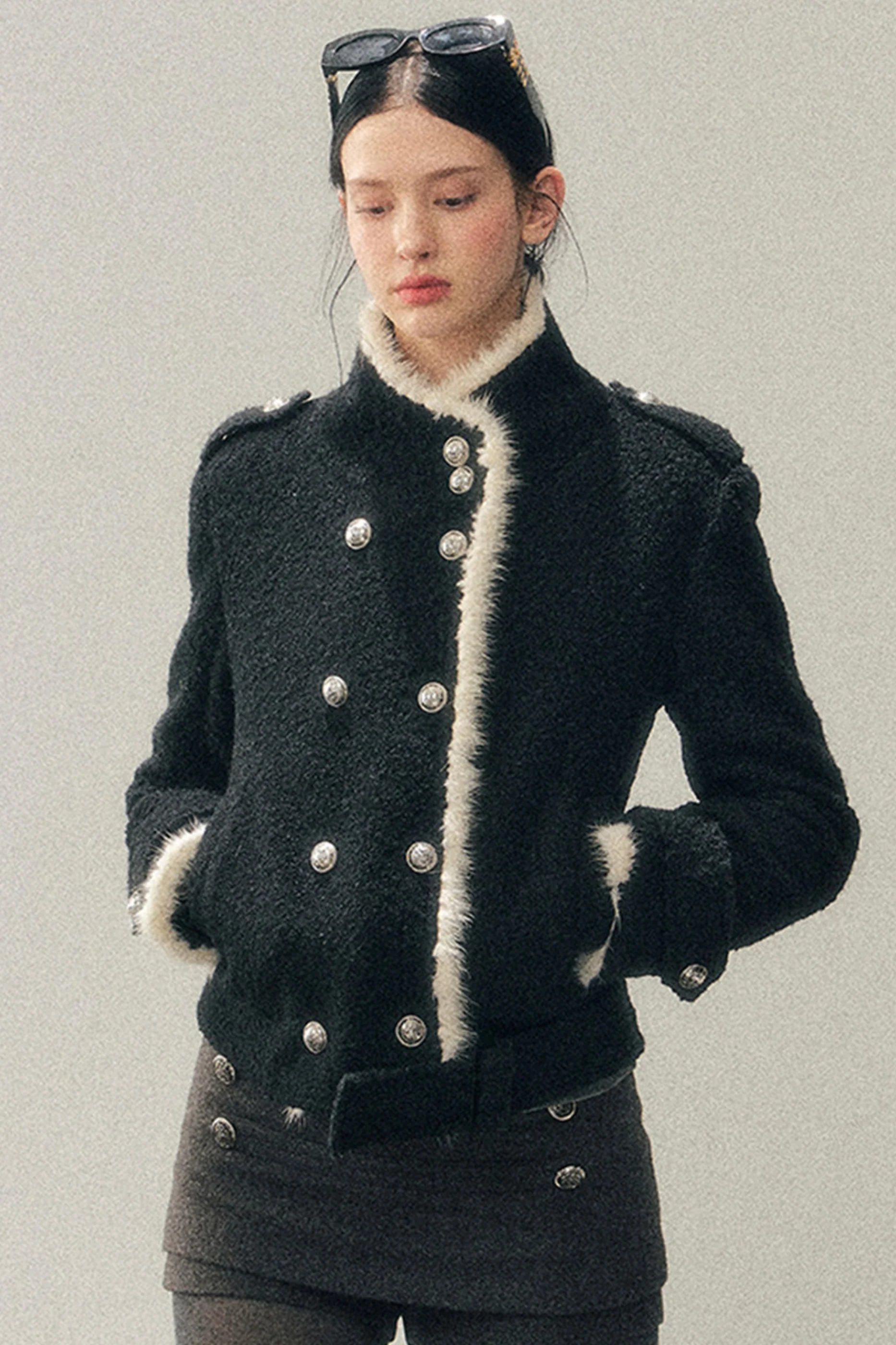 Chic Edgy Double Coat - Image 6