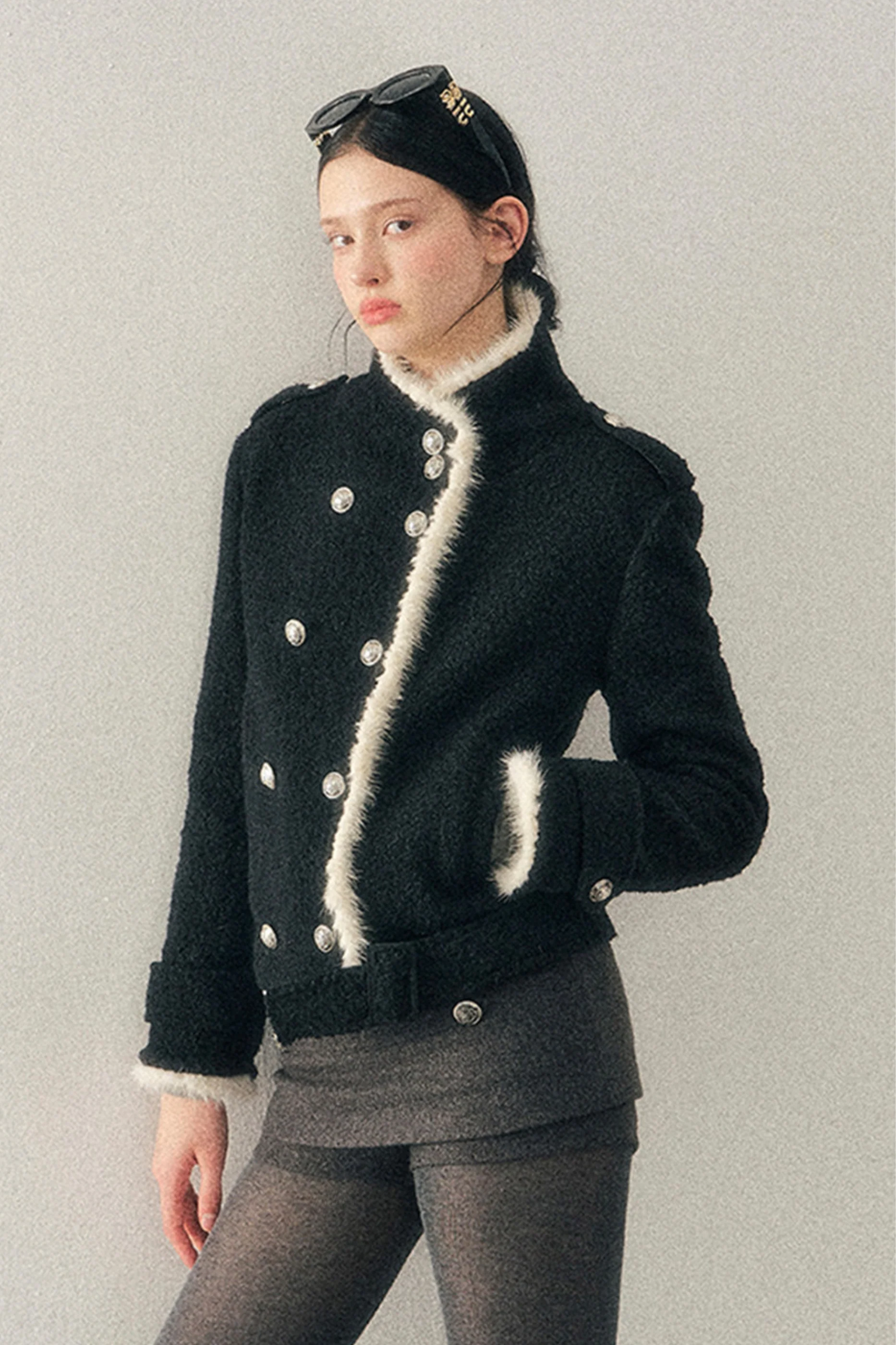 Chic Edgy Double Coat - Image 9