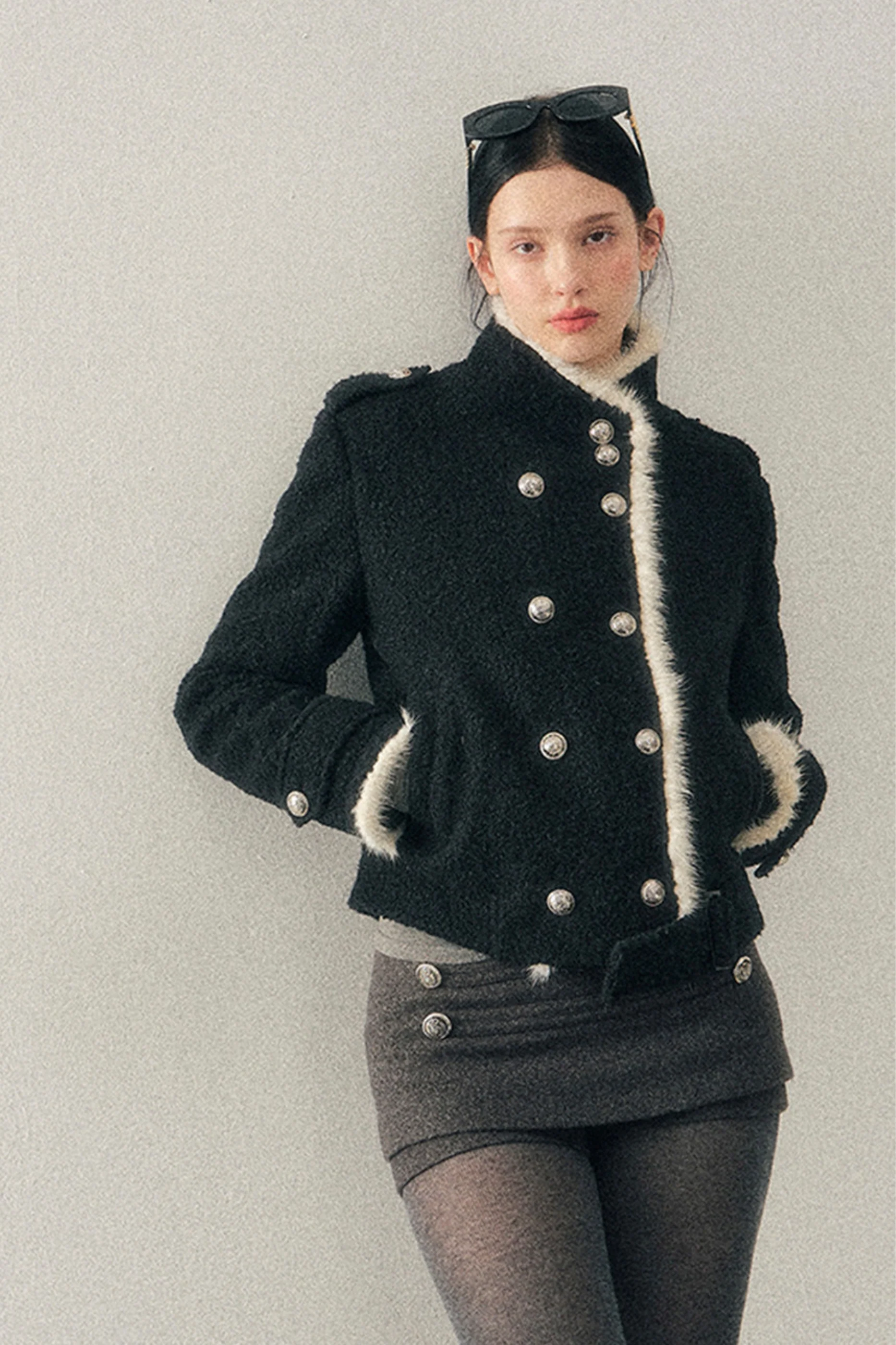 Chic Edgy Double Coat - Image 12