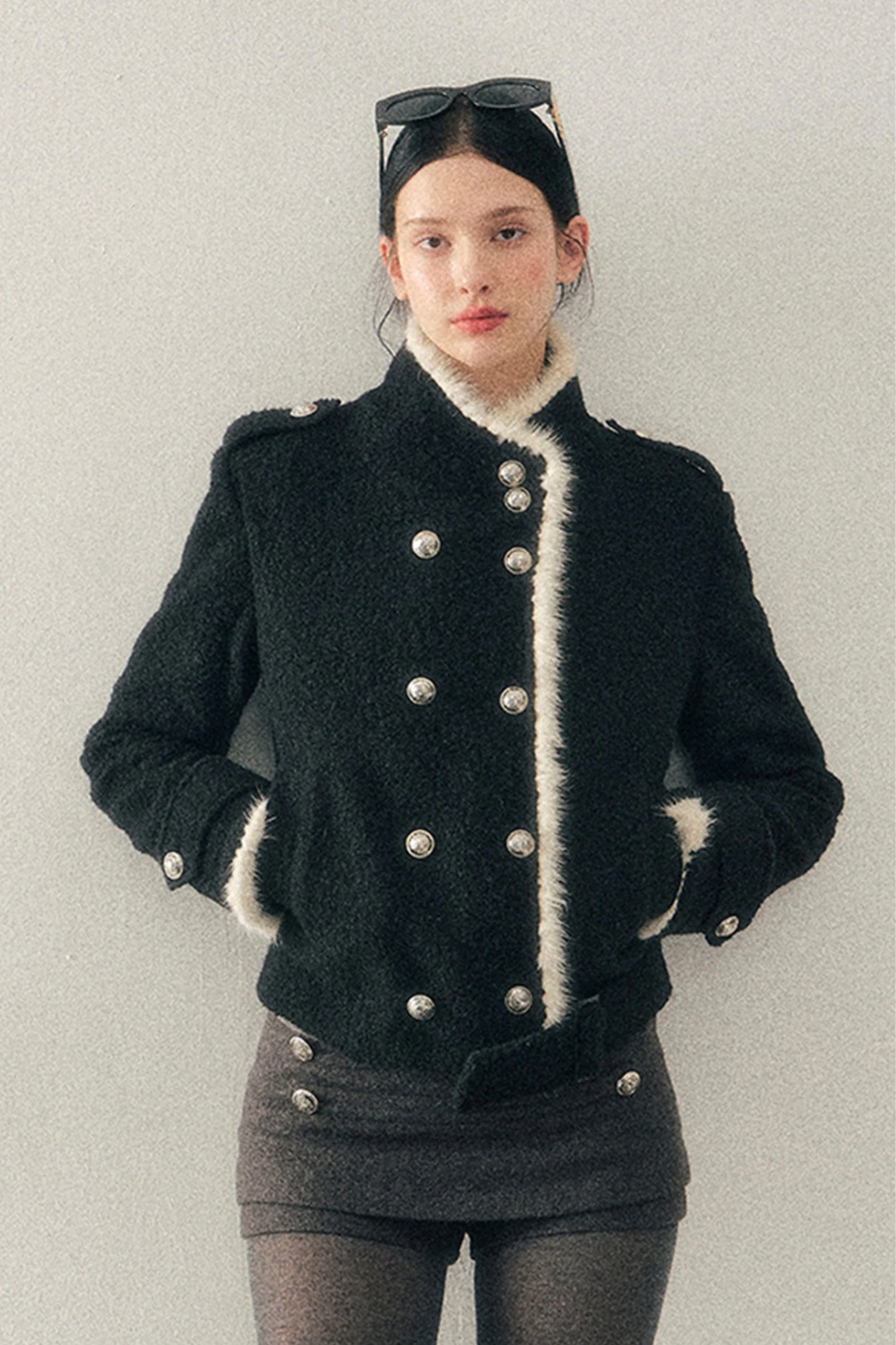 Chic Edgy Double Coat - Image 13