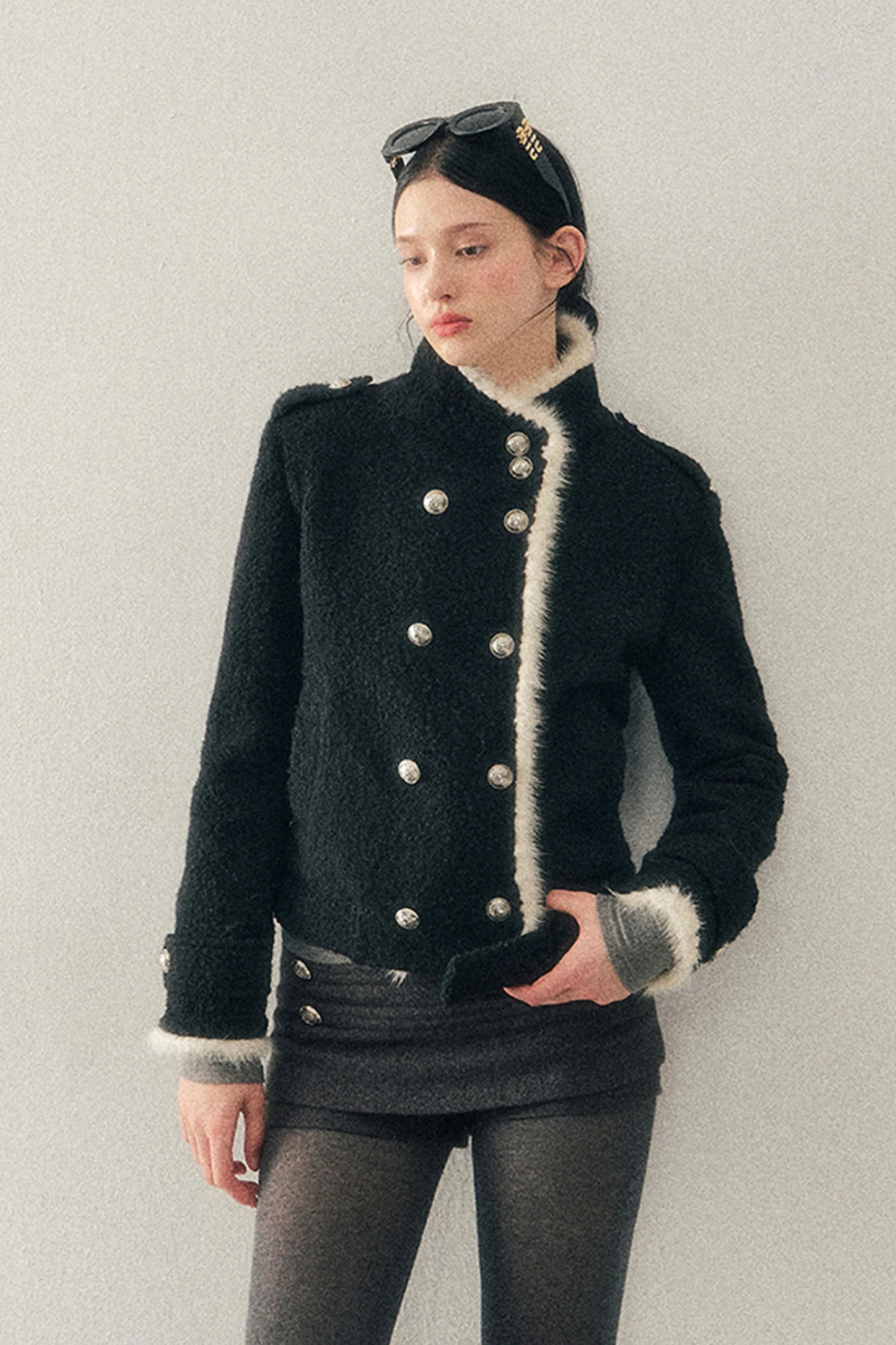 Chic Edgy Double Coat - Image 2