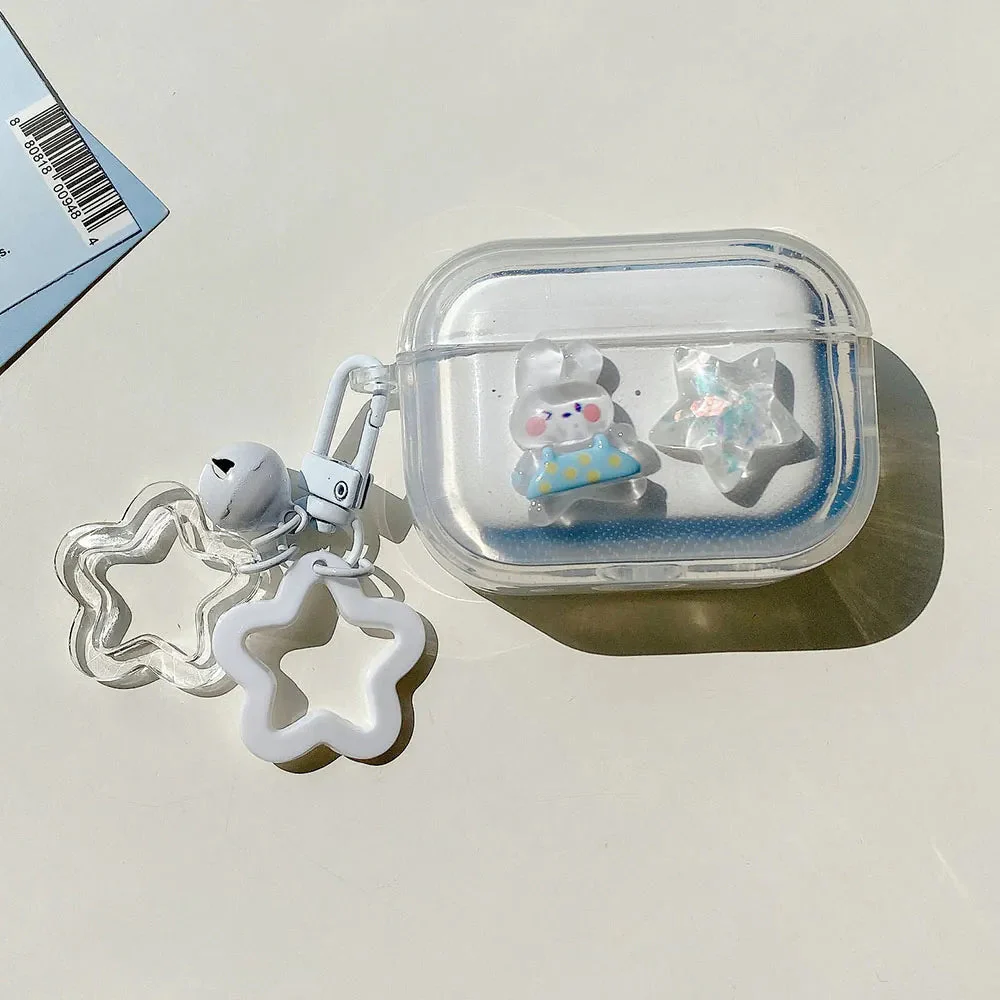 White Heart AirPods Case and Chain - Image 18