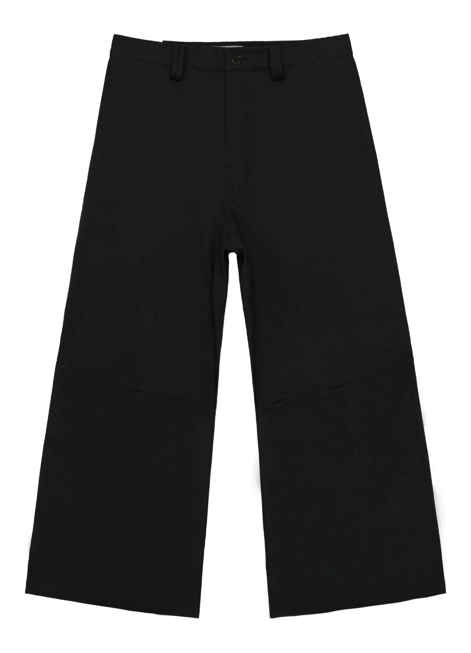 Wide-Leg Cotton Trousers With Darted Knees - Image 16