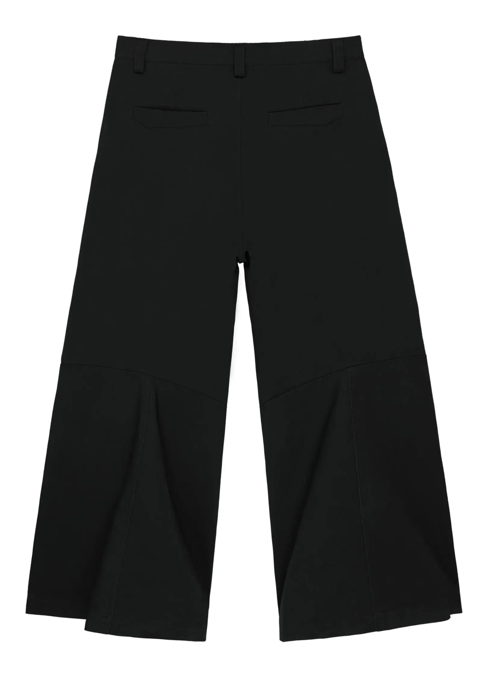 Wide-Leg Cotton Trousers With Darted Knees - Image 17