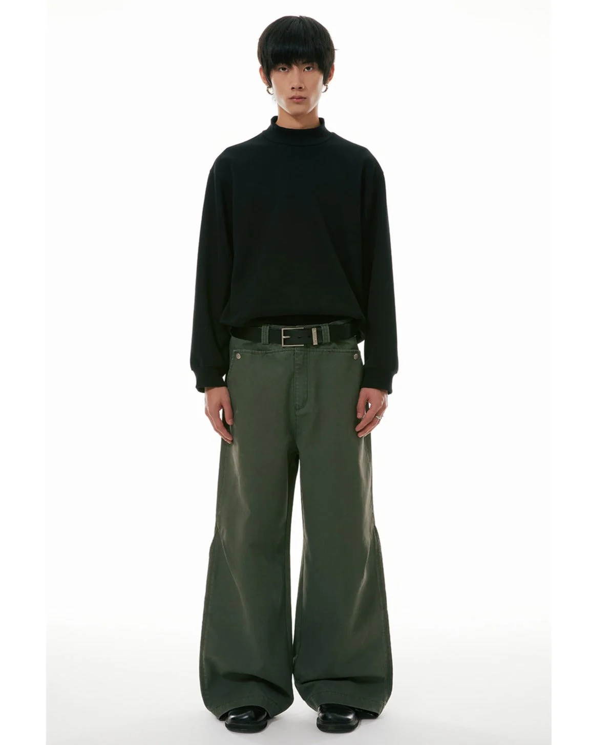 Wide Leg Cut Workwear Jeans - Image 4
