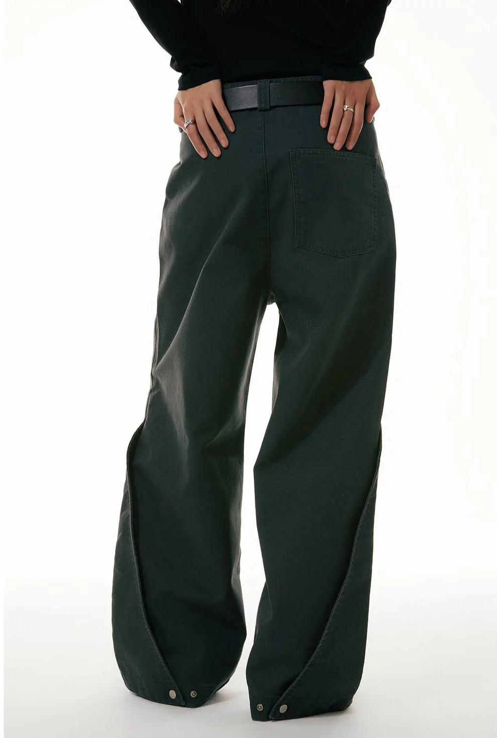 Wide Leg Cut Workwear Jeans - Image 7