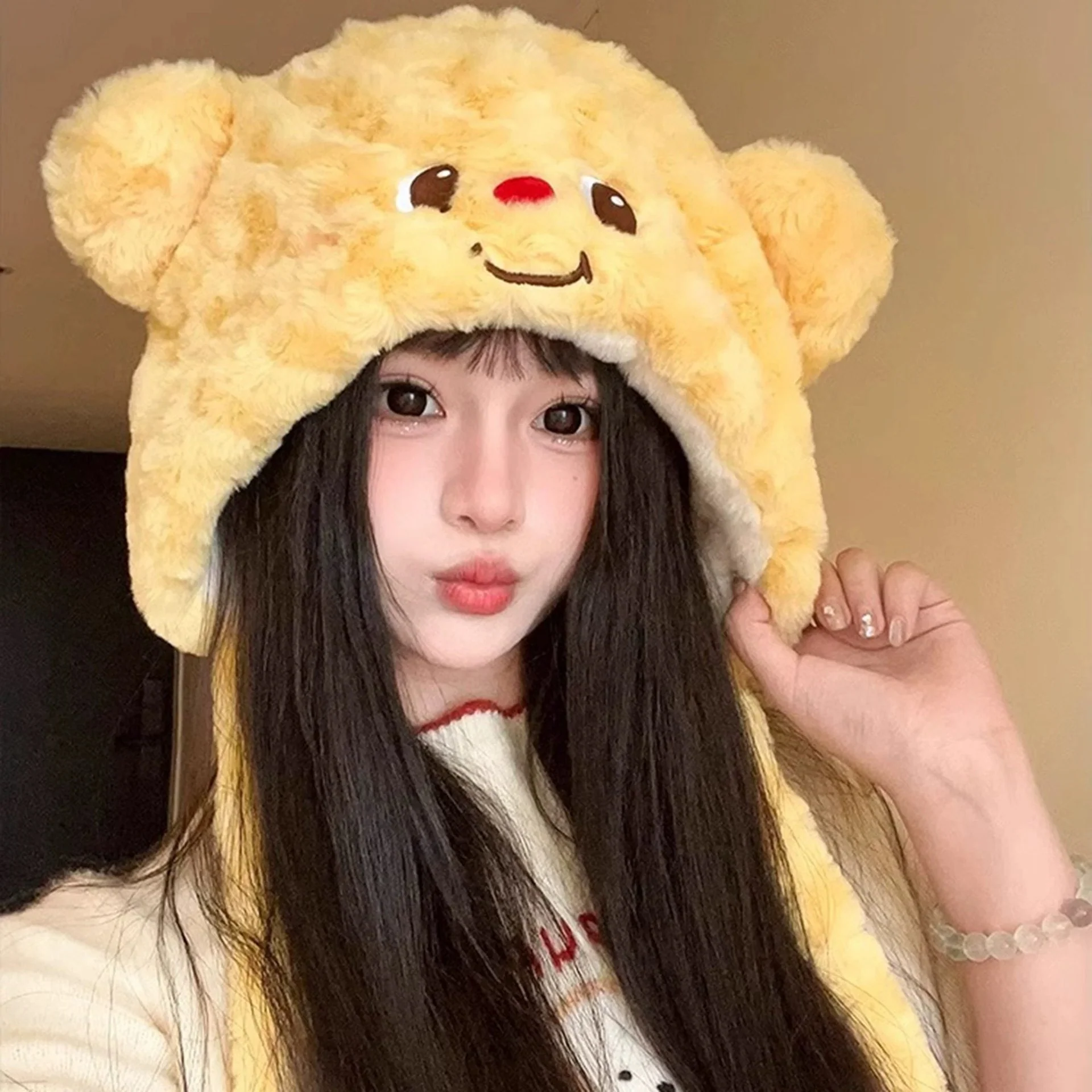 winter fur kawaii hat - Image 7