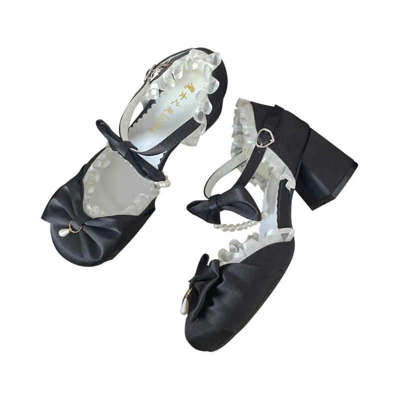 Witch Night Mid-Heel Leather Sandals - Image 6