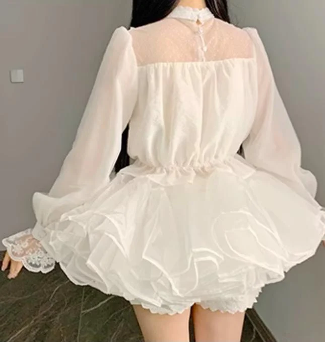 Classic Lolita Shawl 3-Color Versatile Spring Innerwear - Image 11