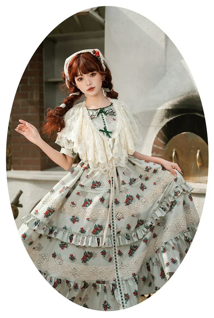 Classic Lolita Shawl 3-Color Versatile Spring Innerwear - Image 13