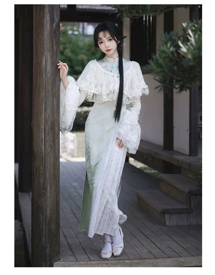 Classic Lolita Shawl 3-Color Versatile Spring Innerwear - Image 14