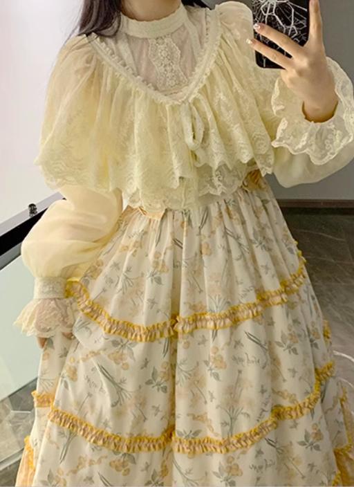 Classic Lolita Shawl 3-Color Versatile Spring Innerwear - Image 19