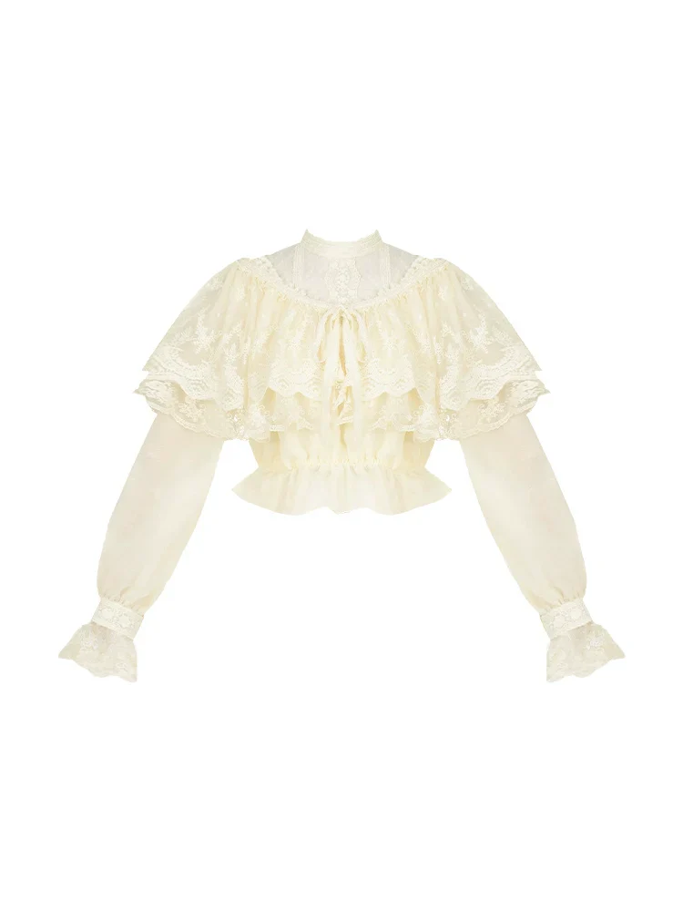 Classic Lolita Shawl 3-Color Versatile Spring Innerwear - Image 24