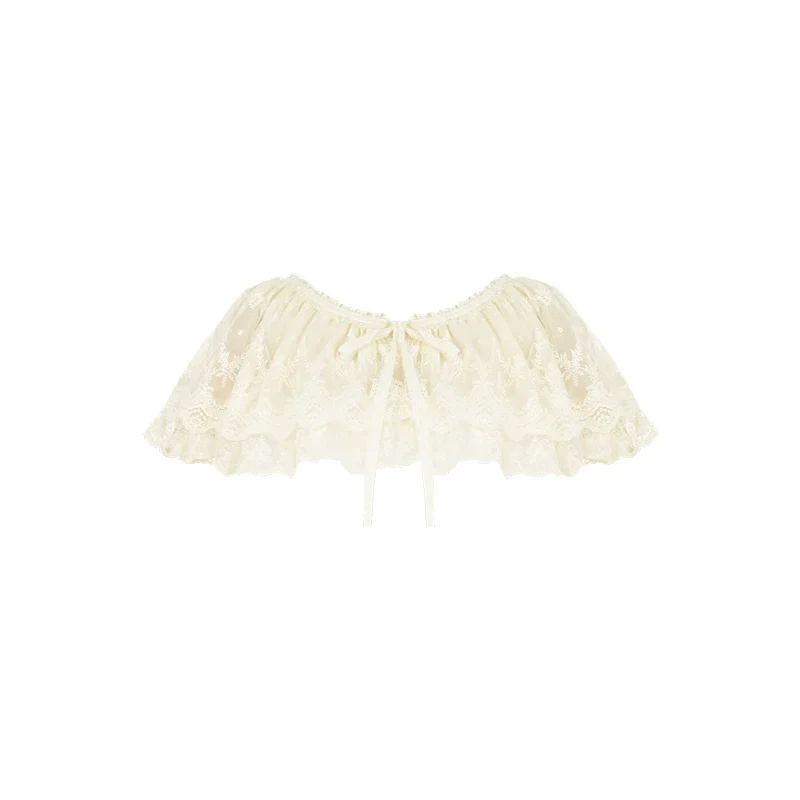 Classic Lolita Shawl 3-Color Versatile Spring Innerwear - Image 25