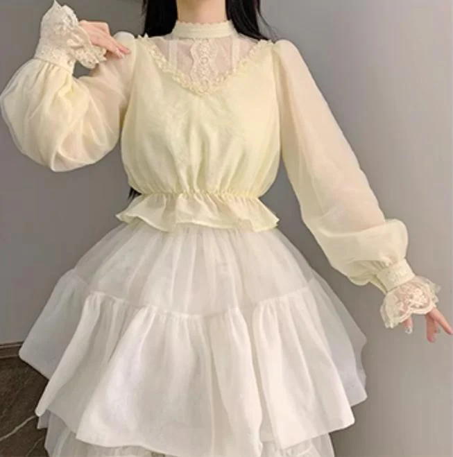 Classic Lolita Shawl 3-Color Versatile Spring Innerwear - Image 3