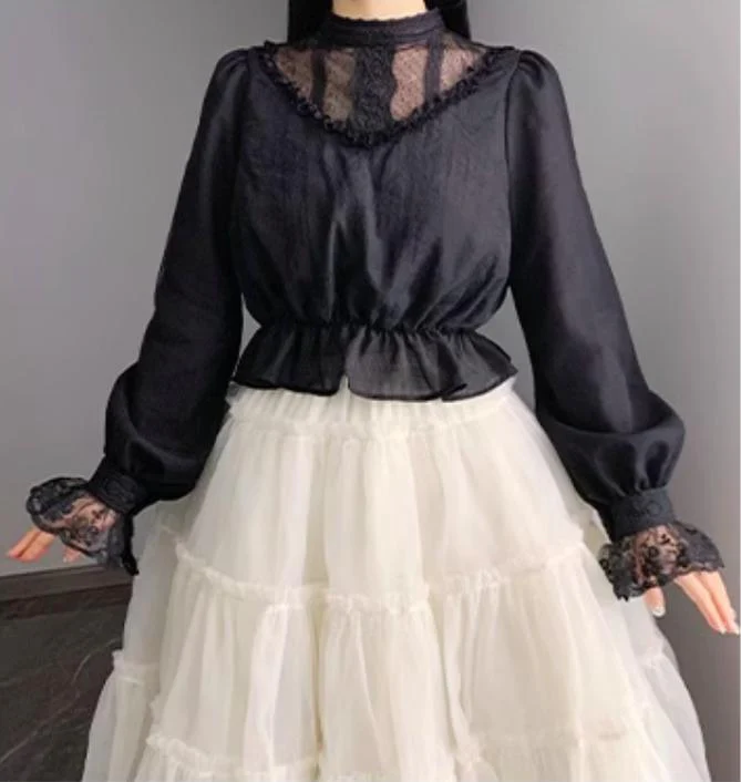 Classic Lolita Shawl 3-Color Versatile Spring Innerwear - Image 30