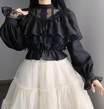 Classic Lolita Shawl 3-Color Versatile Spring Innerwear - Image 33