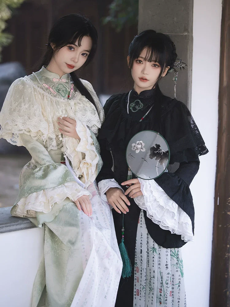 Classic Lolita Shawl 3-Color Versatile Spring Innerwear - Image 35