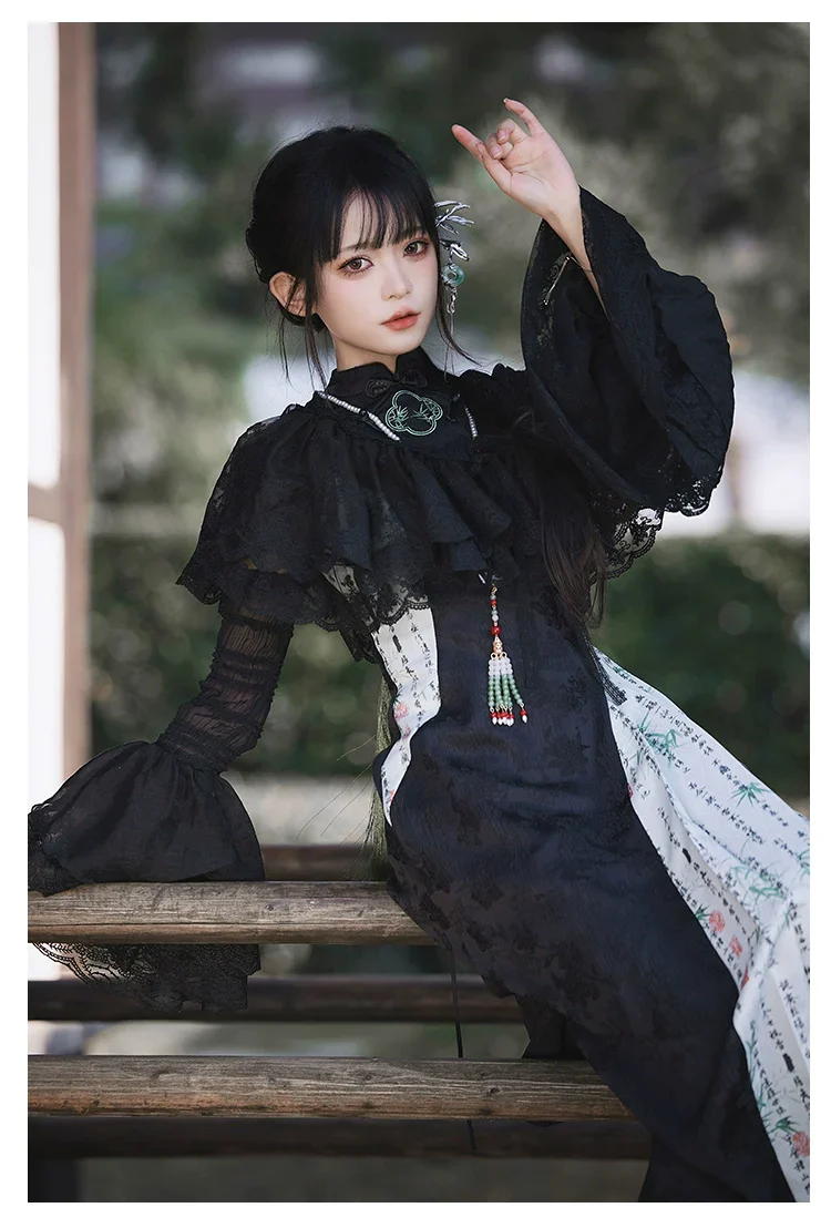 Classic Lolita Shawl 3-Color Versatile Spring Innerwear - Image 37