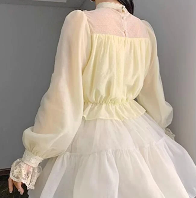 Classic Lolita Shawl 3-Color Versatile Spring Innerwear - Image 6