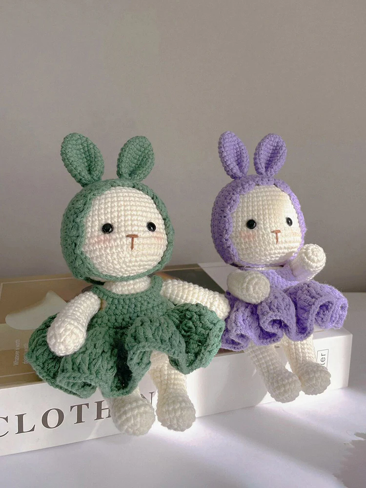 wool diy Baby rabbit sleeping doll - Image 3