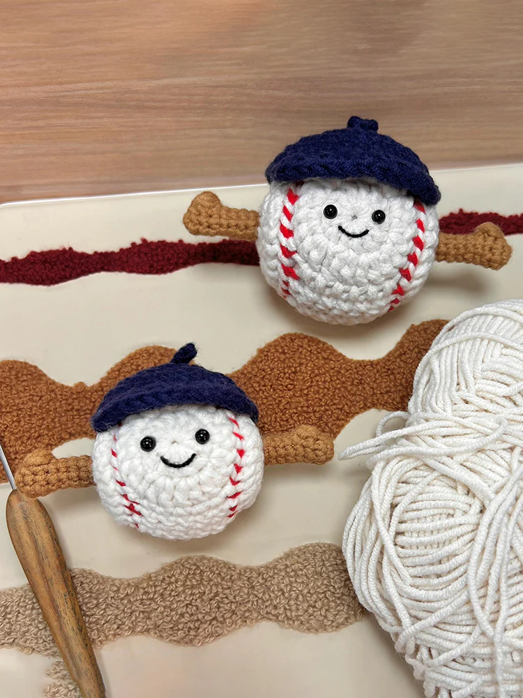 Wool diy baseball doll material package - Image 2