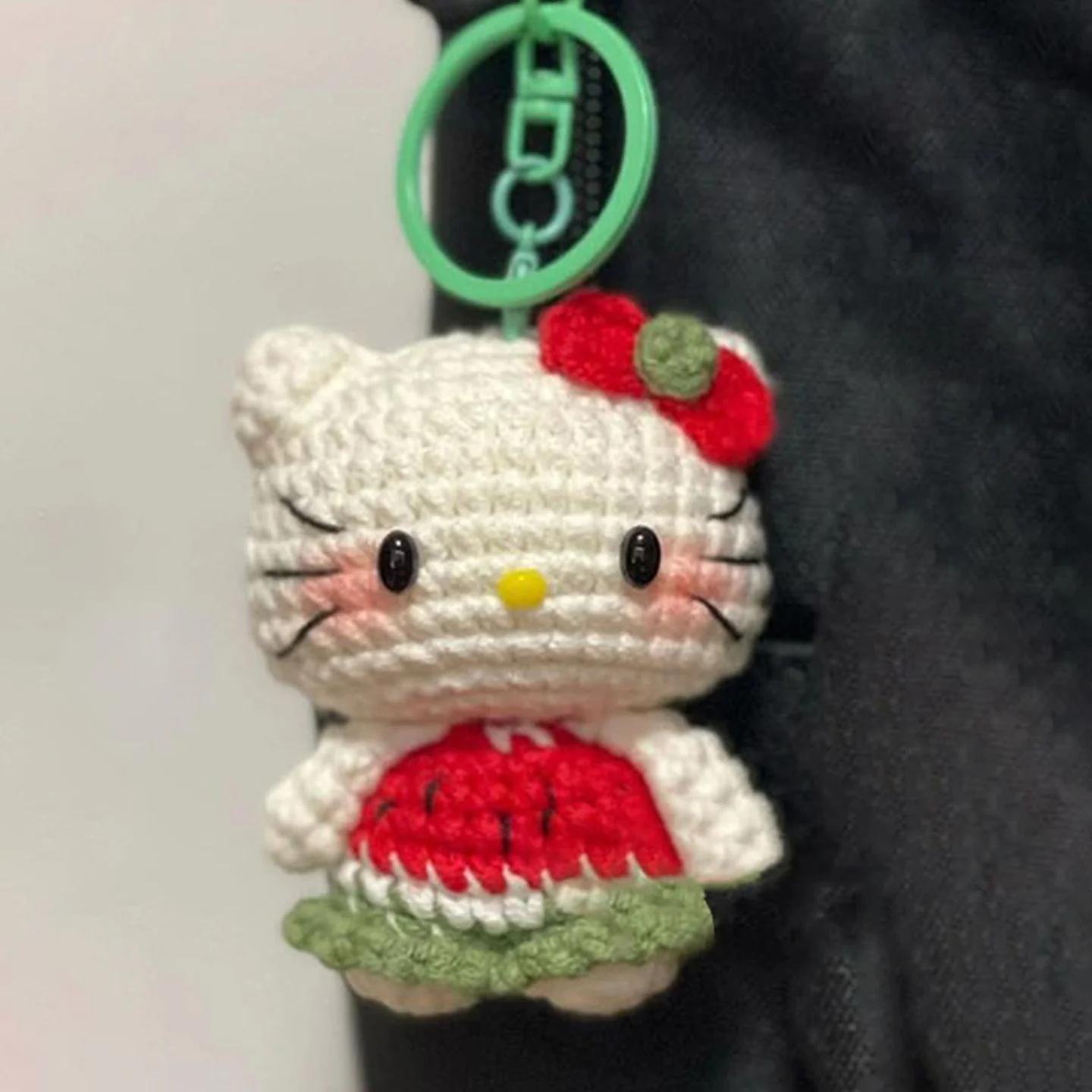 Wool diy cute kitty cat series doll bag pendant - Image 2