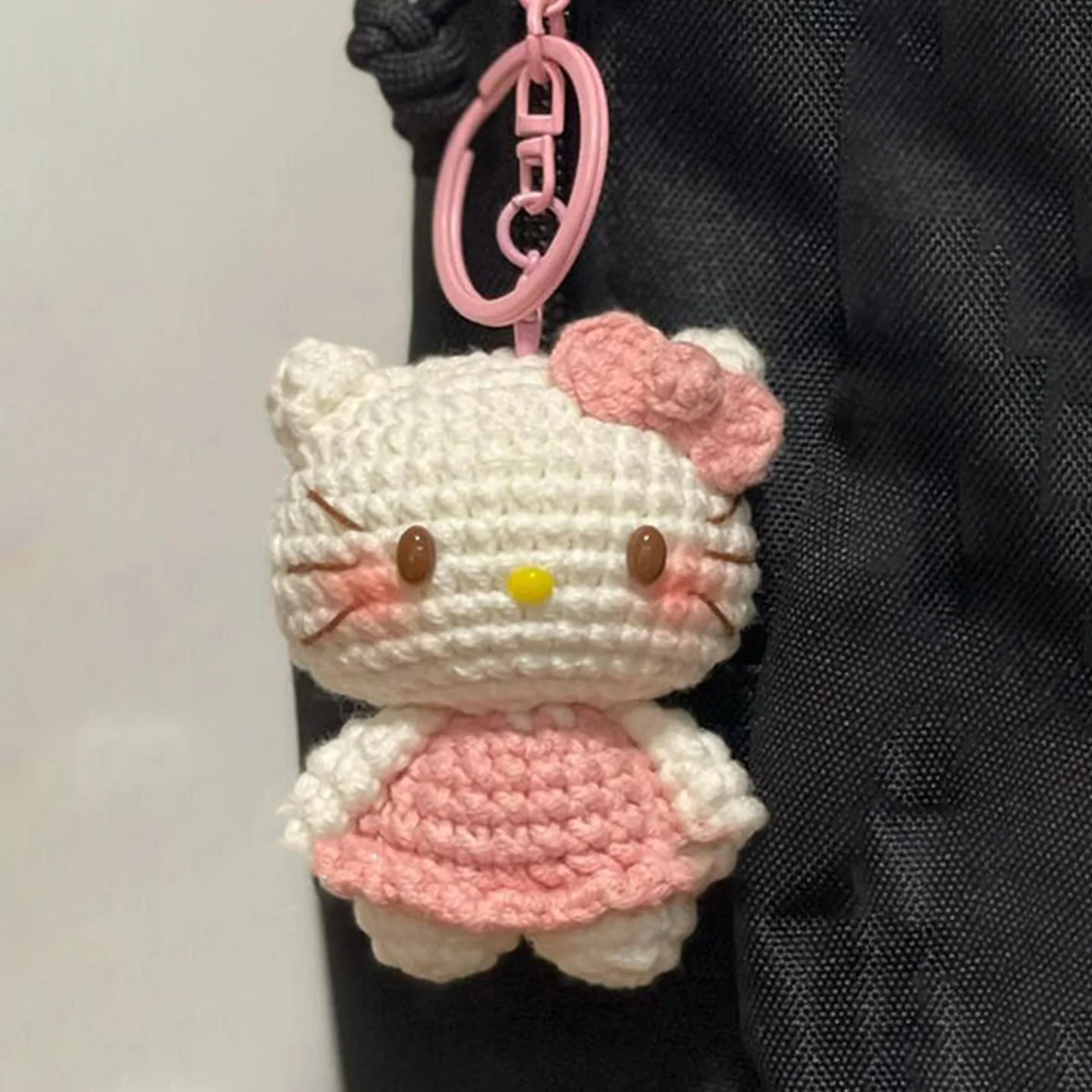 Wool diy cute kitty cat series doll bag pendant - Image 3