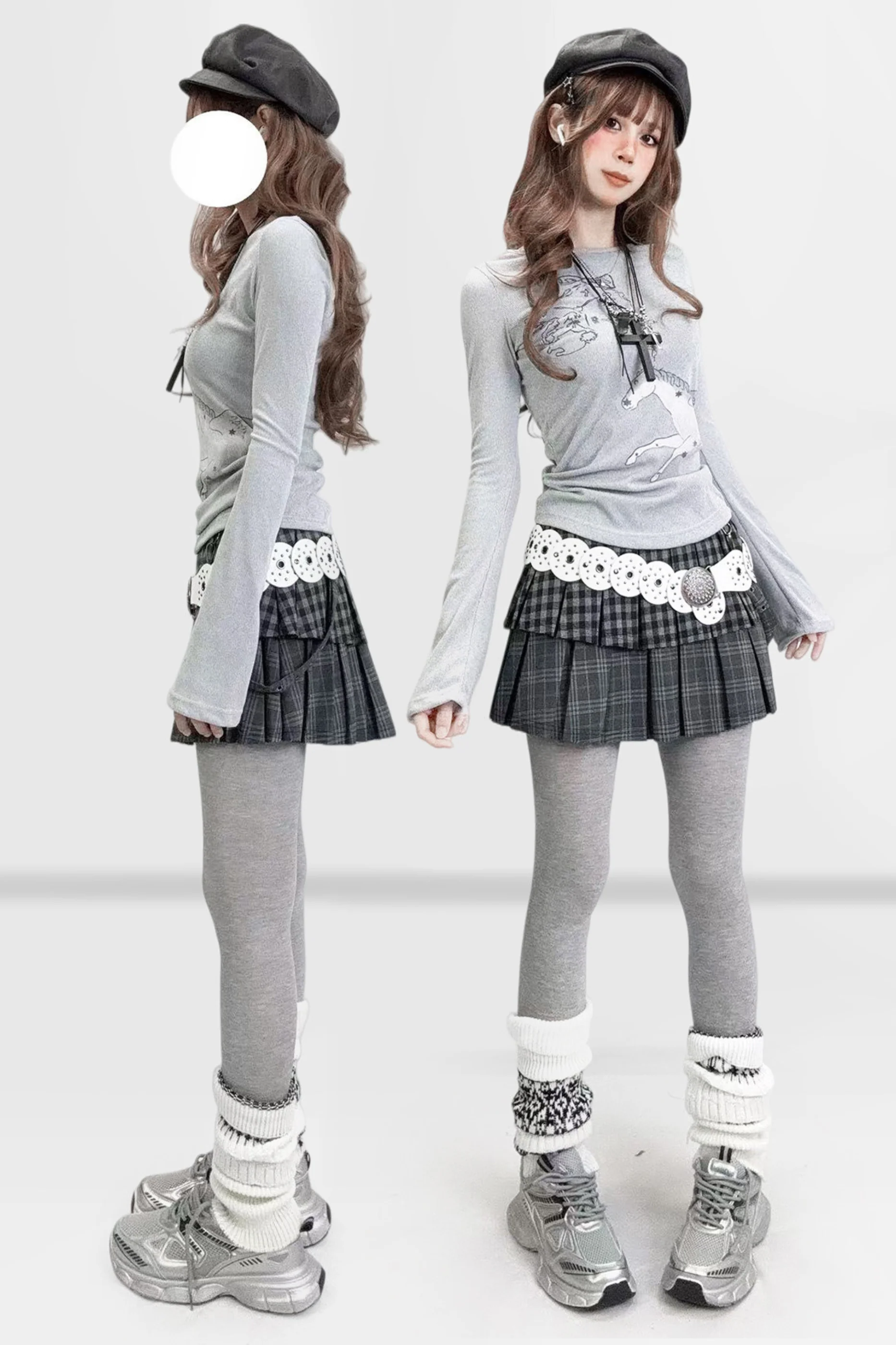 Check Cake Skirt - Image 5
