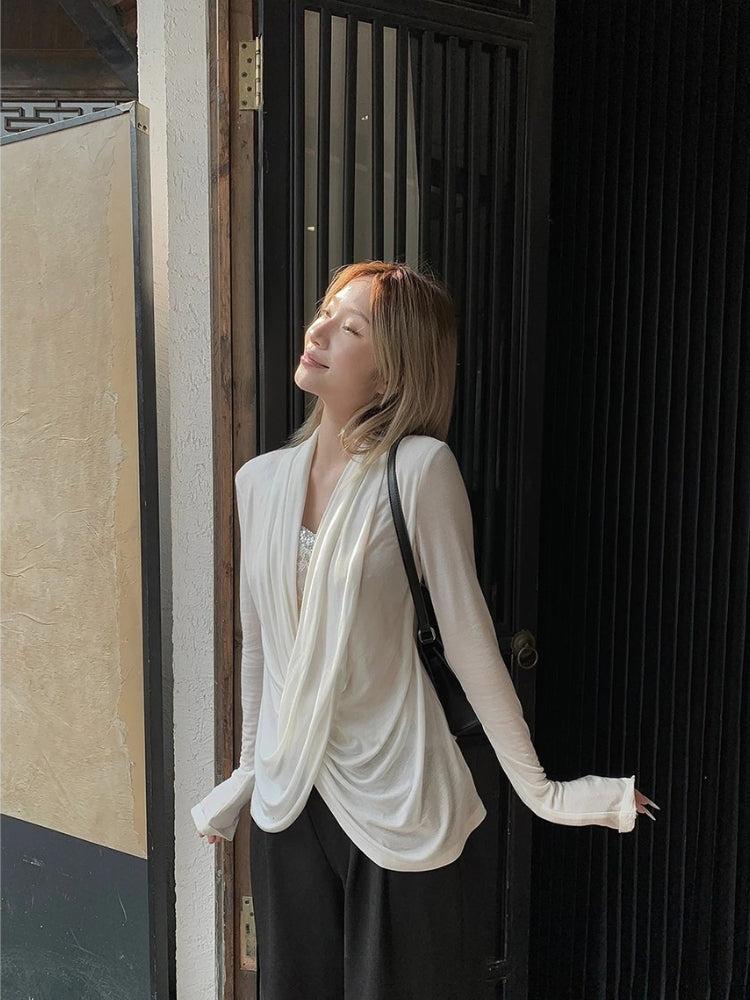 Wrap Lace Blouse - Image 7