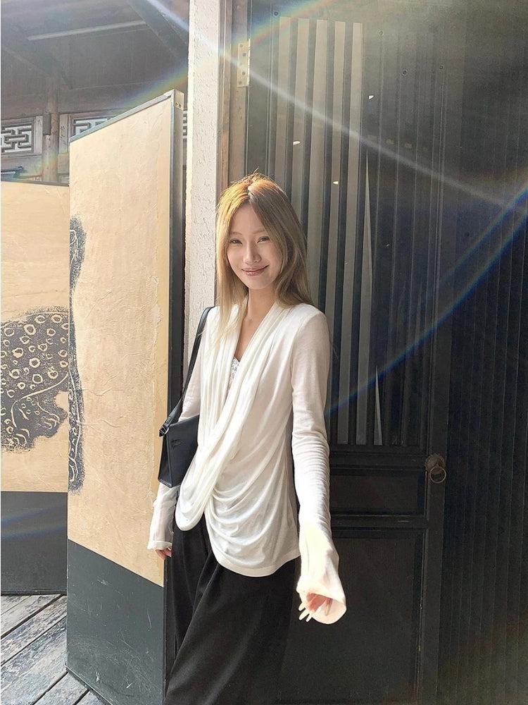 Wrap Lace Blouse - Image 8