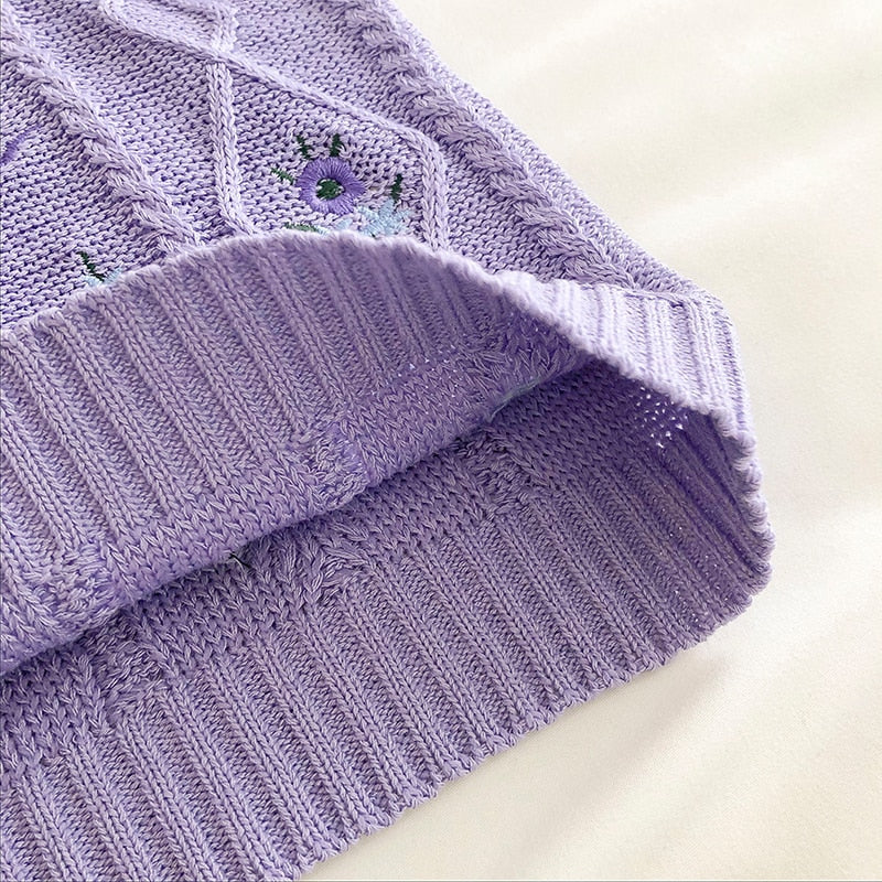 Y2K Aesthetic Soft Girl Knitted Crop Top - Image 10