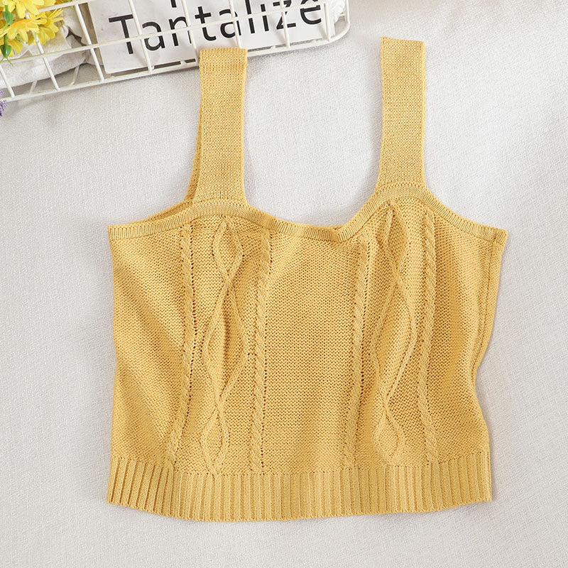 Y2K Aesthetic Soft Girl Knitted Crop Top - Image 7