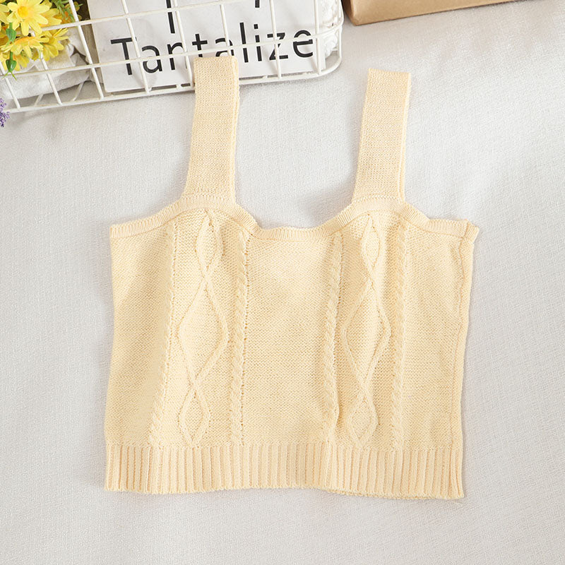 Y2K Aesthetic Soft Girl Knitted Crop Top - Image 8