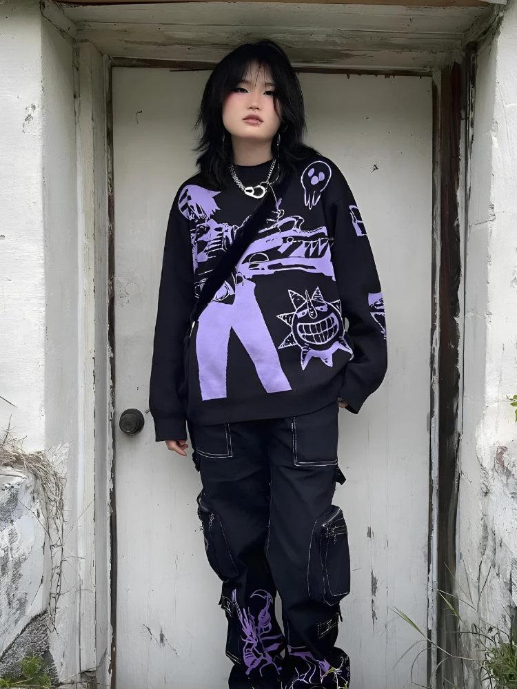 Anime Knitted Sweater - Image 6