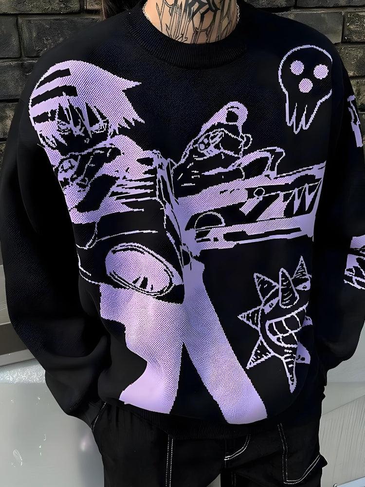 Anime Knitted Sweater - Image 7