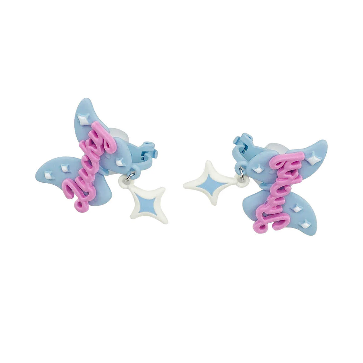 Y2K Butterfly Barbie Ear Clips - Image 2