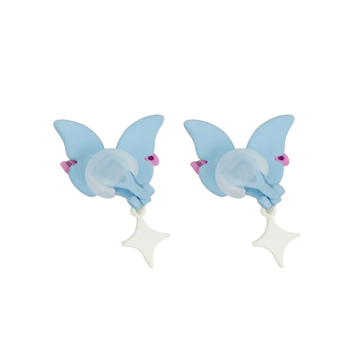 Y2K Butterfly Barbie Ear Clips - Image 3