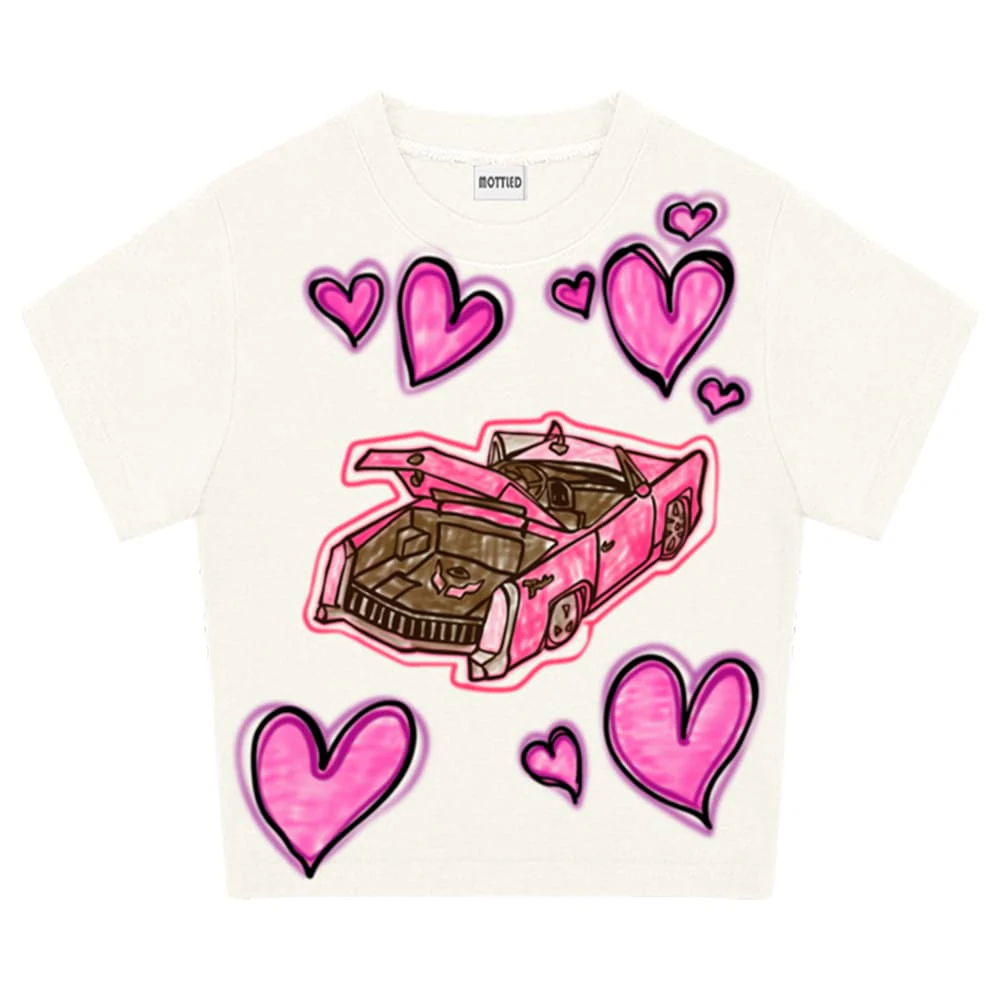 Y2K Car Print Crop Top - Image 7
