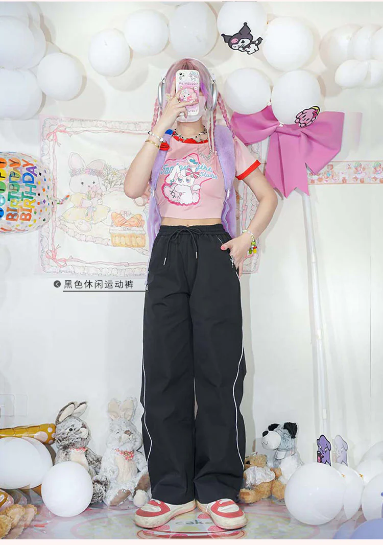 Y2K Cotton Rabbit T-shirt - Image 4