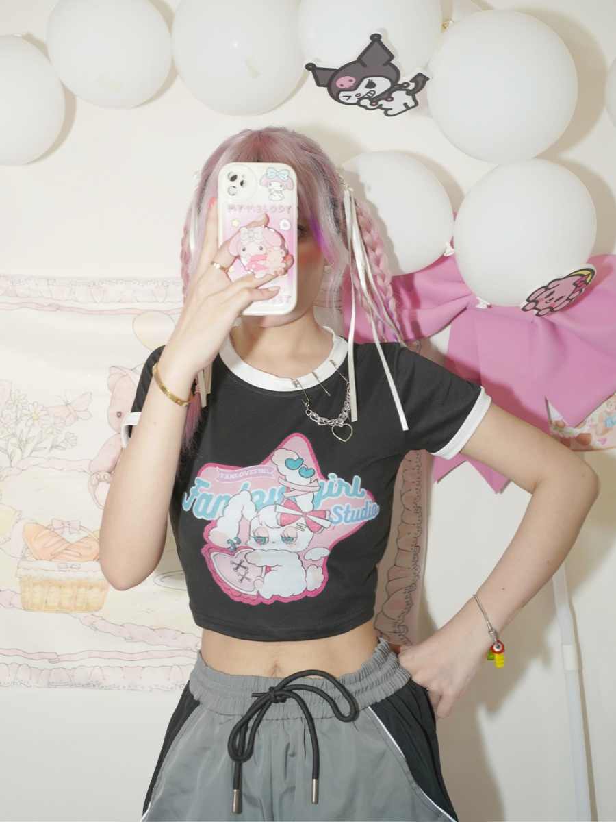 Y2K Cotton Rabbit T-shirt - Image 9