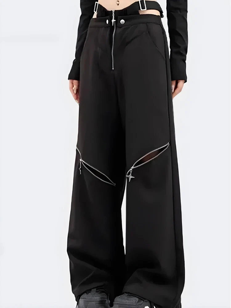 Y2K Cut Out Waist Pants - Image 4