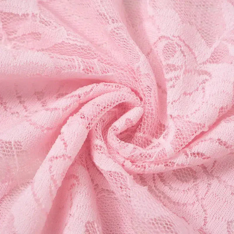 Y2K Embroidered Lace Top - Image 6