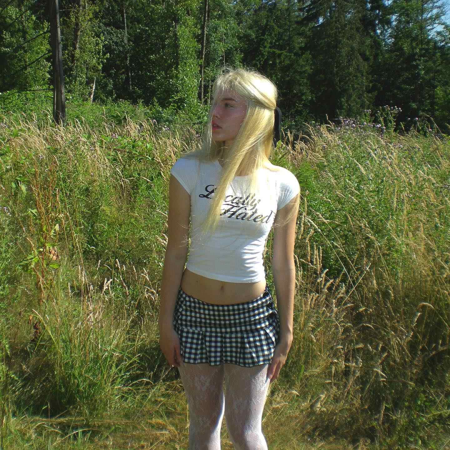 Y2K Emo Girl Crop Top - Image 2