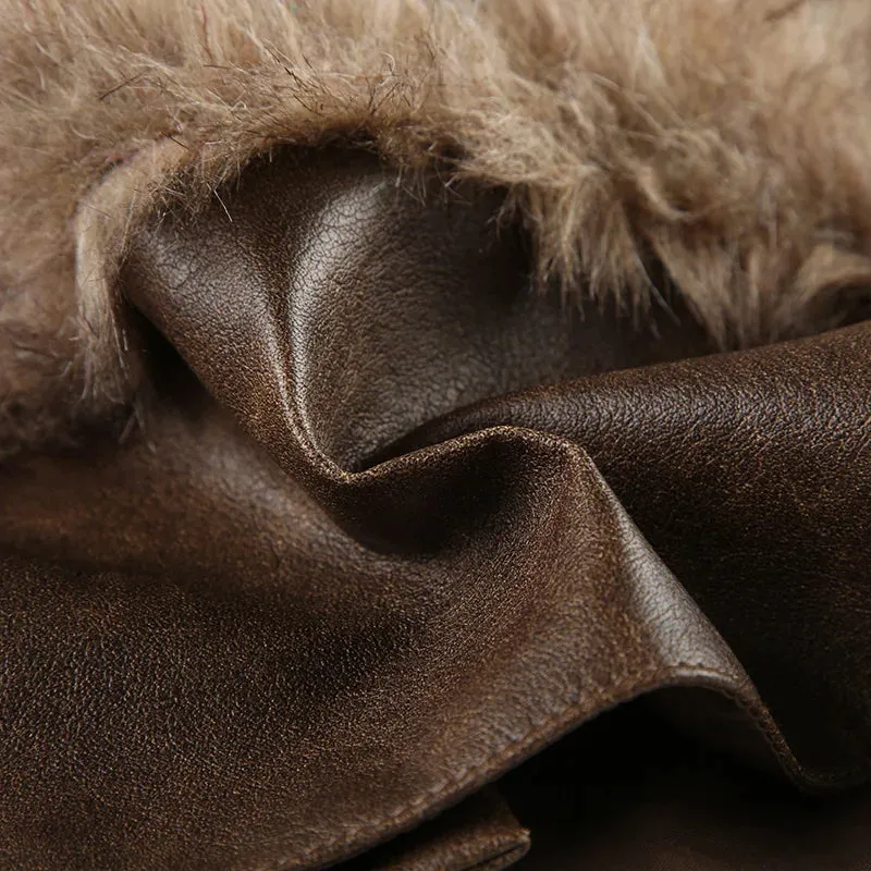 Y2K Faux Fur Mini Skirt - Image 6