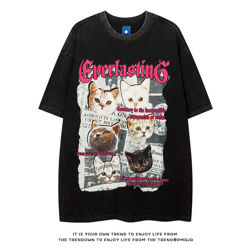 Y2k Grapic Cats Tee - Image 3