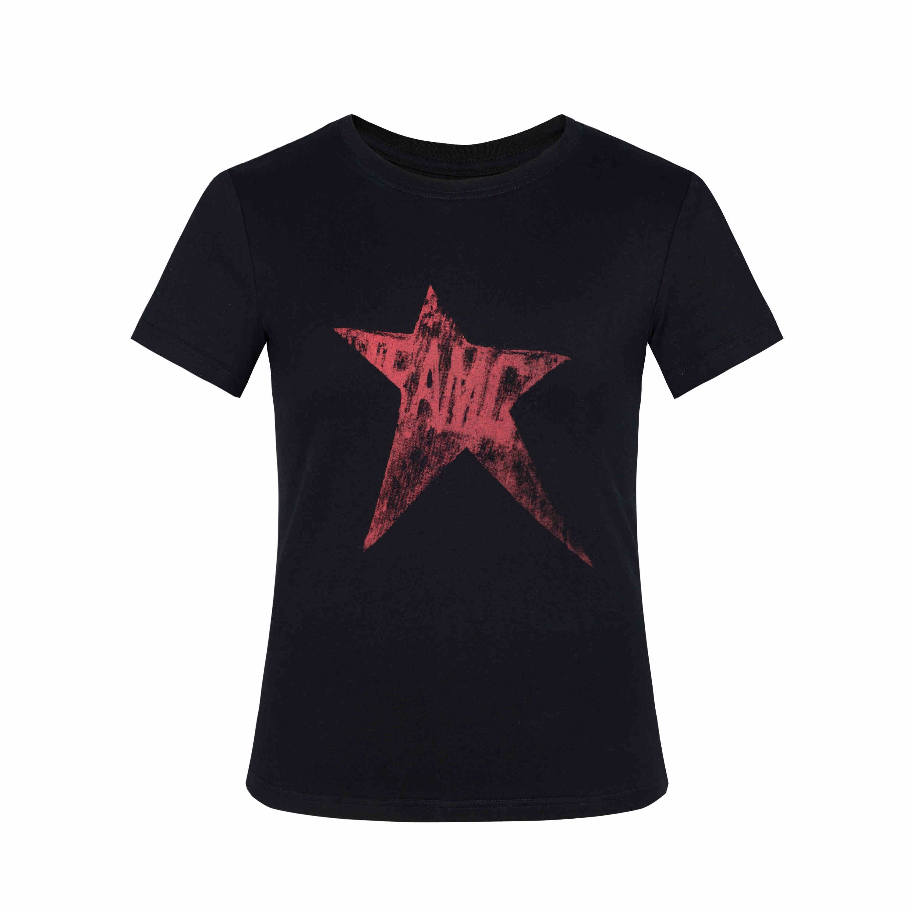 Y2K Grunge Cotton Basic Tee - Image 8