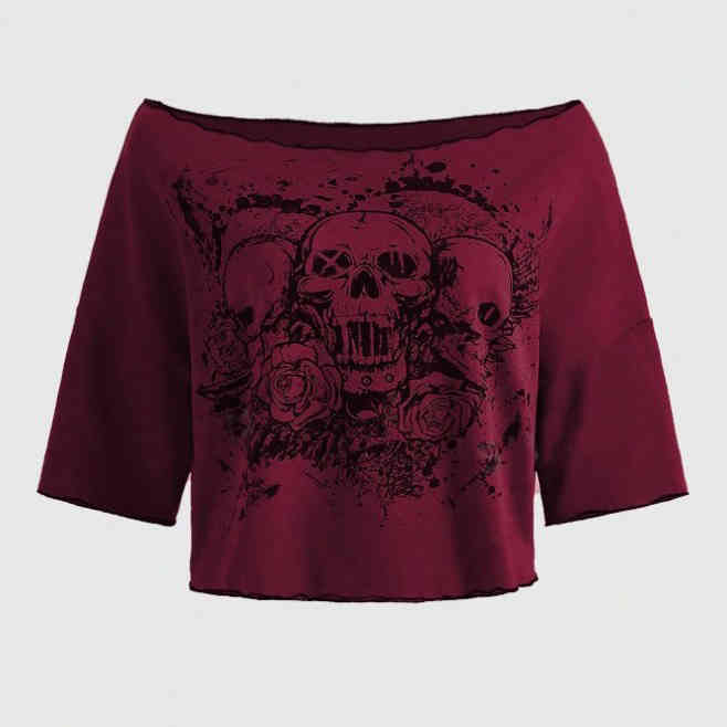 Y2K Grunge One-line Collar Shirt - Image 7